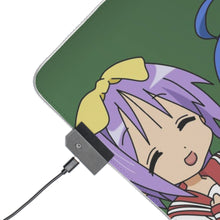 Load image into Gallery viewer, Lucky Star Konata Izumi, Kagami Hiiragi, Tsukasa Hiiragi, Miyuki Takara RGB LED Mouse Pad (Desk Mat)
