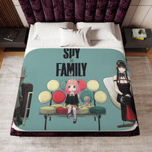 Load image into Gallery viewer, Anime Spy x Family Sherpa Blanket
