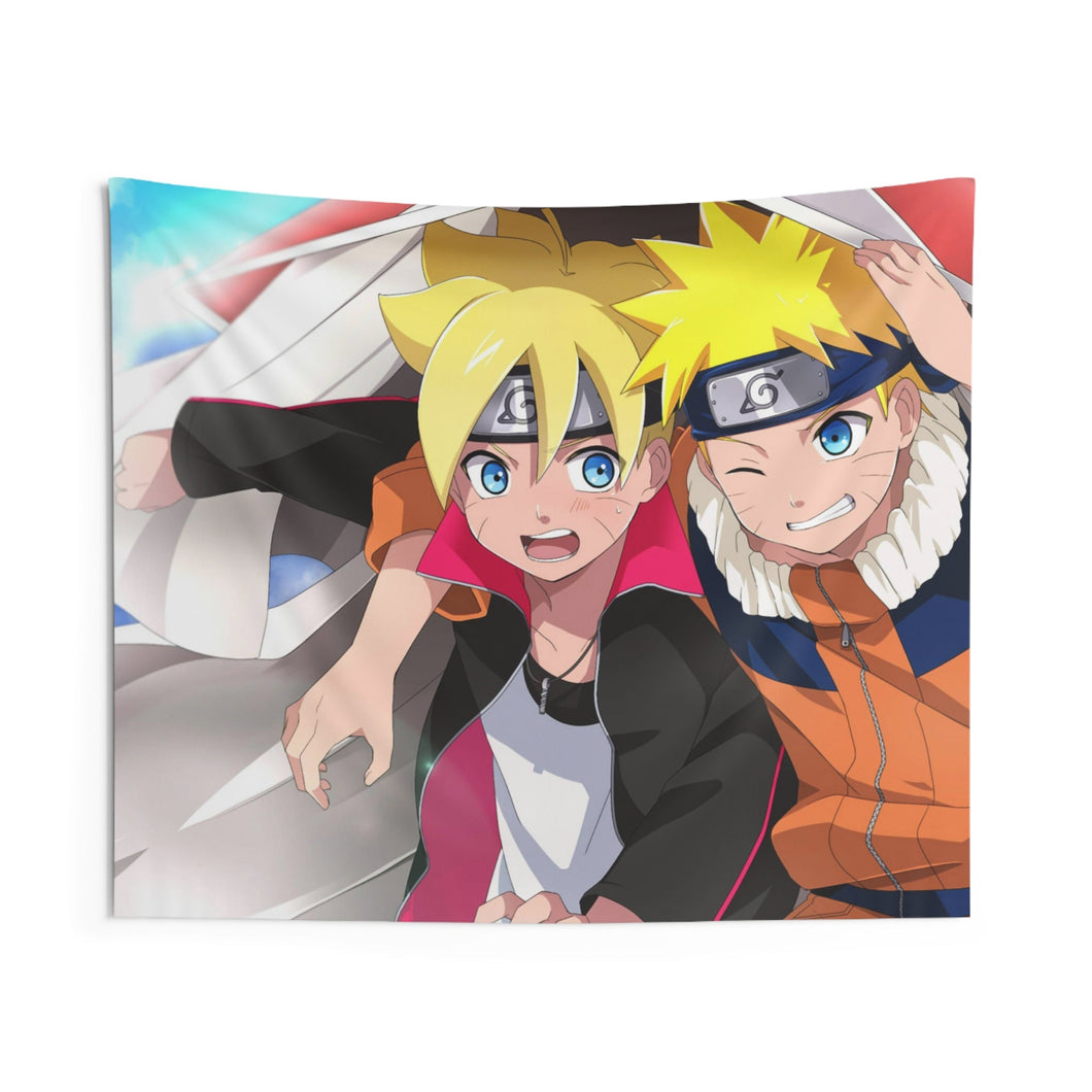 Naruto and Boruto Indoor Wall Tapestry
