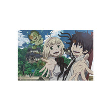 Load image into Gallery viewer, Blue Exorcist Rin Okumura, Kuro, Shiemi Moriyama Rug
