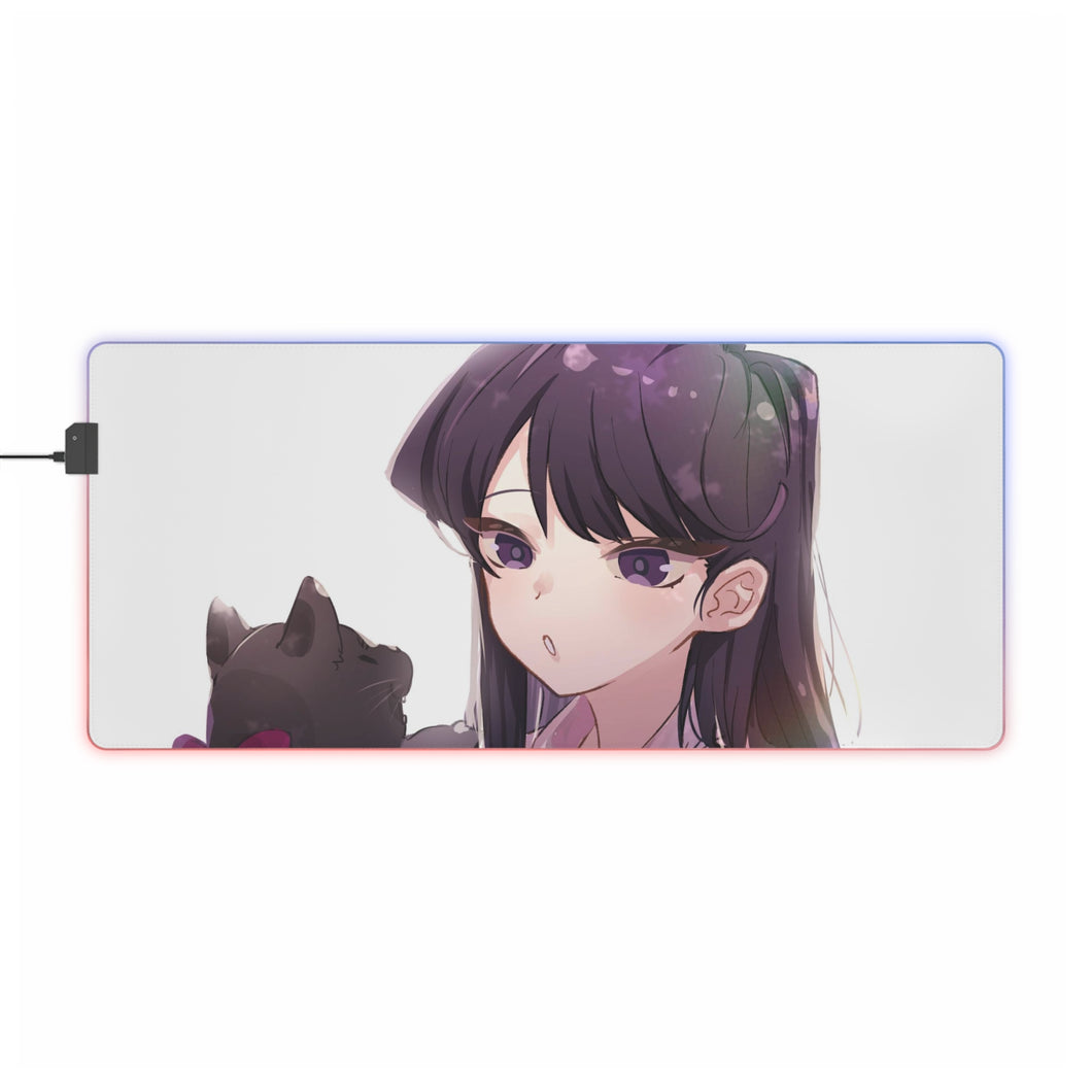 Komi Can't Communicate Komi Shouko RGB LED Mouse Pad (Desk Mat)