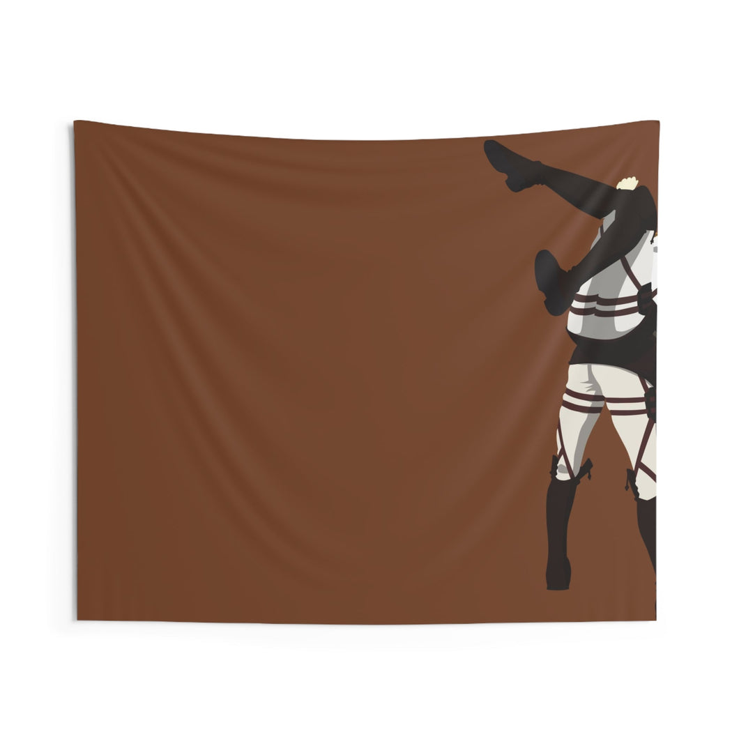 Krista Lenz and Ymir Attack on Titan Indoor Wall Tapestry