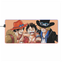 Load image into Gallery viewer, One Piece Monkey D. Luffy RGB LED Mouse Pad (Desk Mat)
