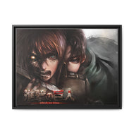 Shingeki no Kyojin - Eren/Titan Canvas Framed Art Print
