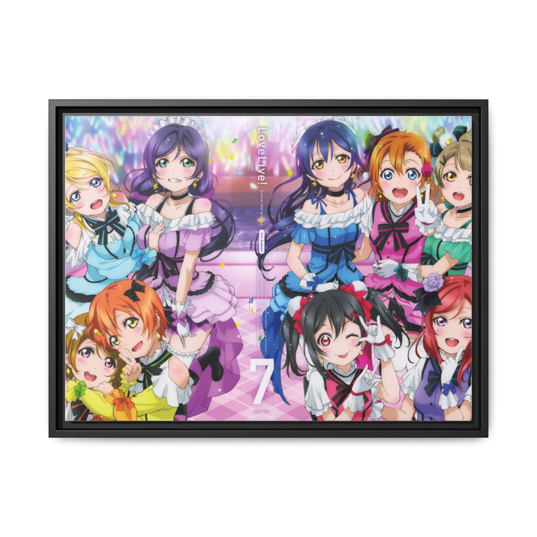 Anime Love Live! Canvas Framed Art Print