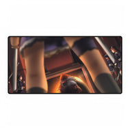 Epic Battle of Sakuya and Santa just about to begin! Mouse Pad (Desk Mat)