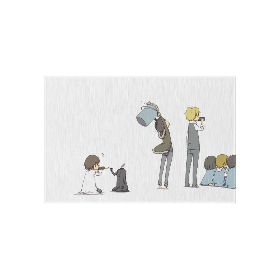 Durarara!! Izaya Orihara, Shizuo Heiwajima, Celty Sturluson, Masaomi Kida, Anri Sonohara Rug