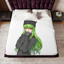 Load image into Gallery viewer, Code Geass - C.C. Sherpa Blanket
