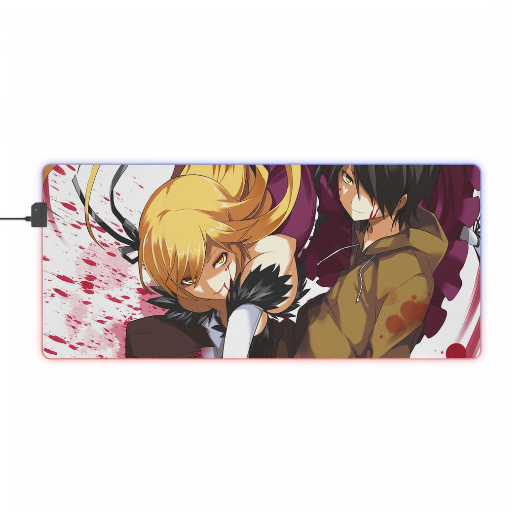 Monogatari (Series) RGB LED Mouse Pad (Desk Mat)