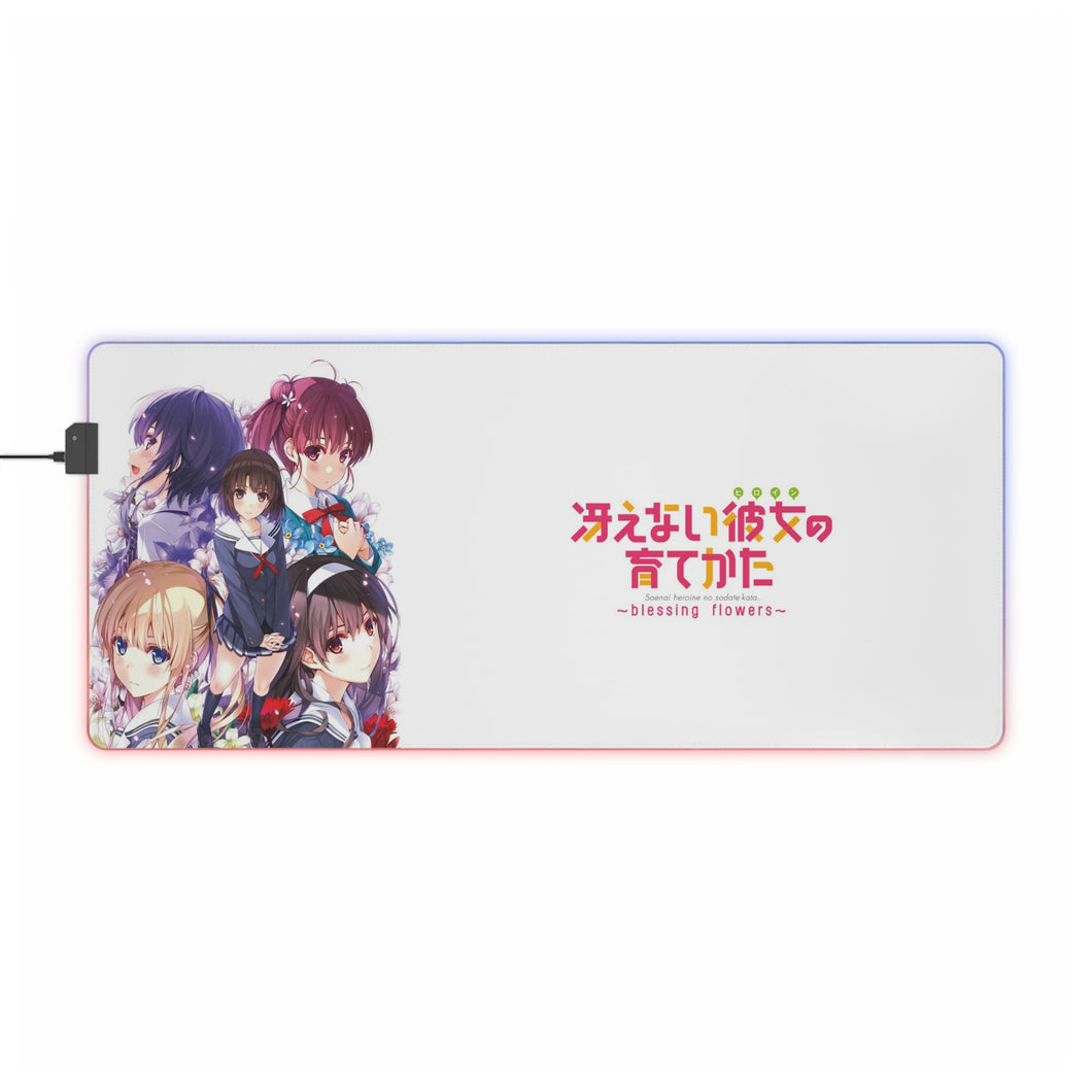 Saekano: How To Raise A Boring Girlfriend RGB LED Mouse Pad (Desk Mat)