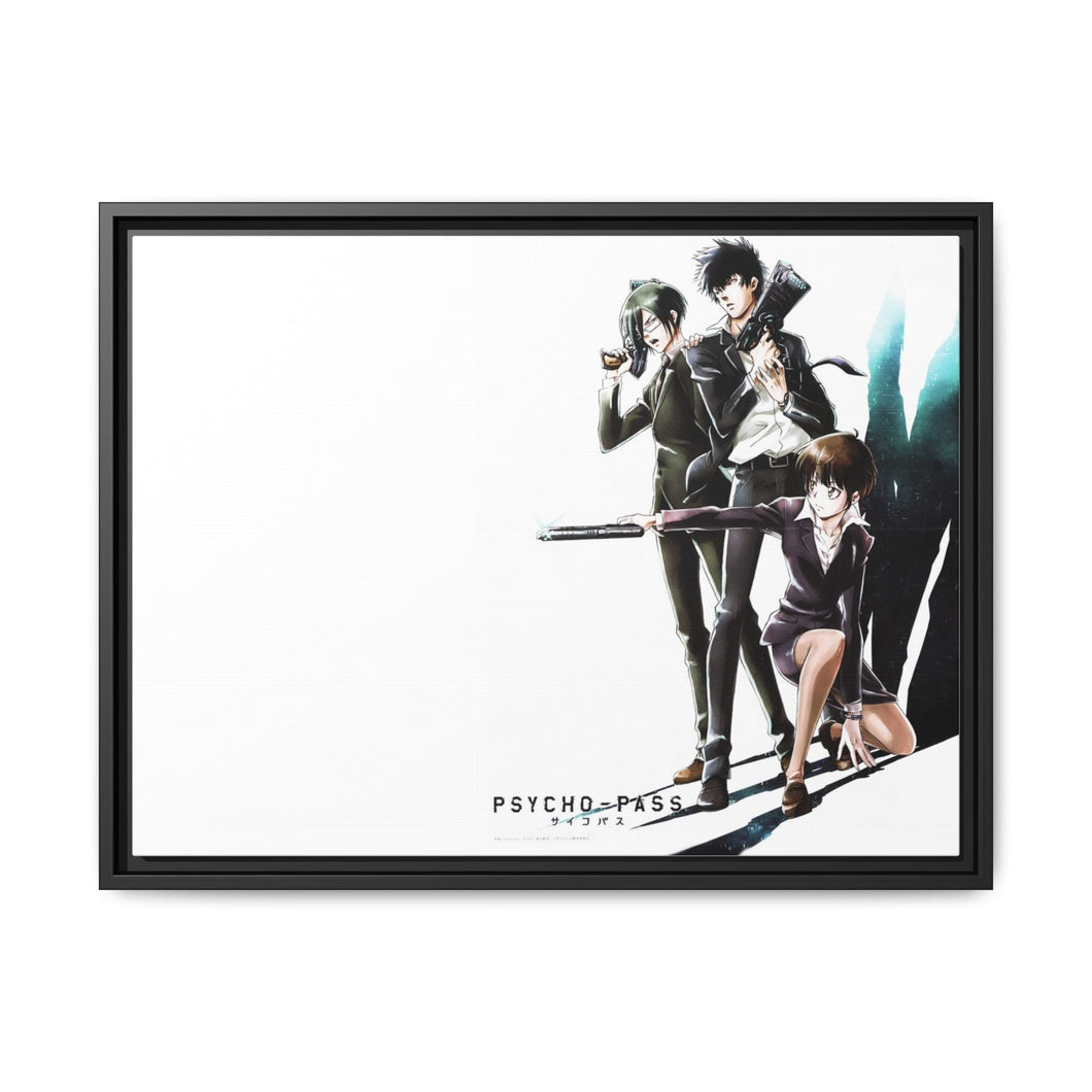 Psycho-Pass Akane Tsunemori, Nobuchika Ginoza Canvas Framed Art Print