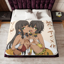 Load image into Gallery viewer, Tiona and Tione Sherpa Blanket
