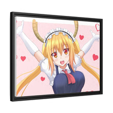 Load image into Gallery viewer, Anime Miss Kobayashi&#39;s Dragon Maid Canvas Framed Art Print

