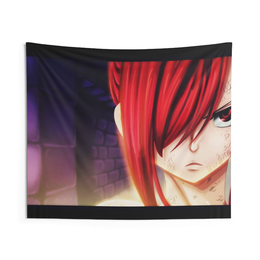 Erza Scarlet - Killer Eye Indoor Wall Tapestry