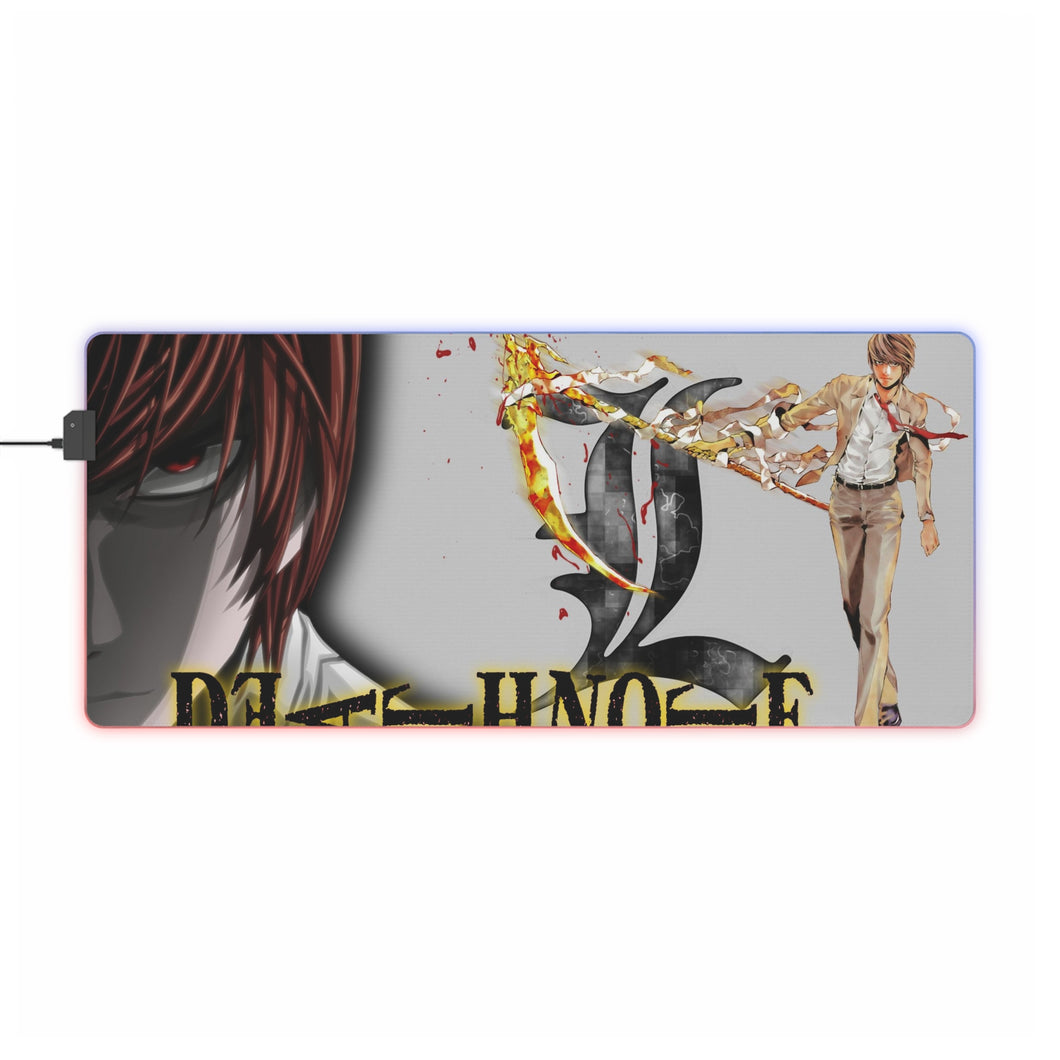 Anime Death Note RGB LED Mouse Pad (Desk Mat)