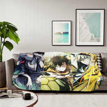 Load image into Gallery viewer, Shoto Todoroki,Izuku Midoriya,Katsuki Bakugou Sherpa Blanket
