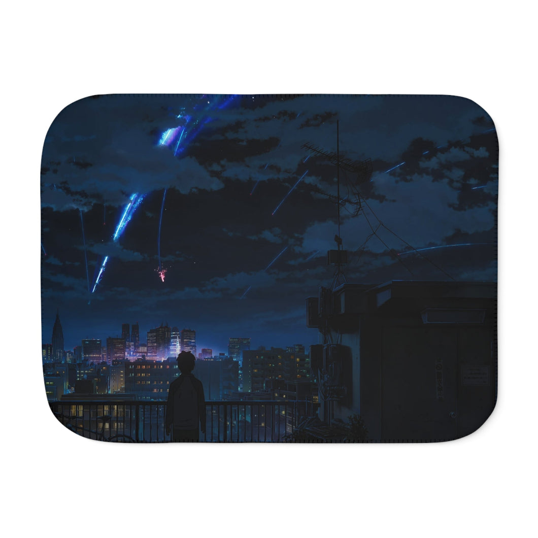 Your Name. Sherpa Blanket