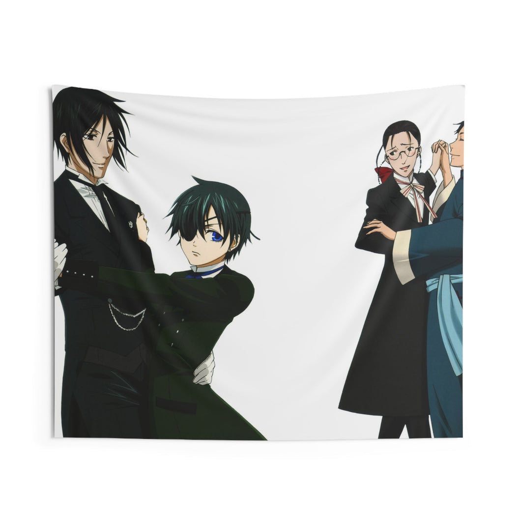 Black Butler Indoor Wall Tapestry