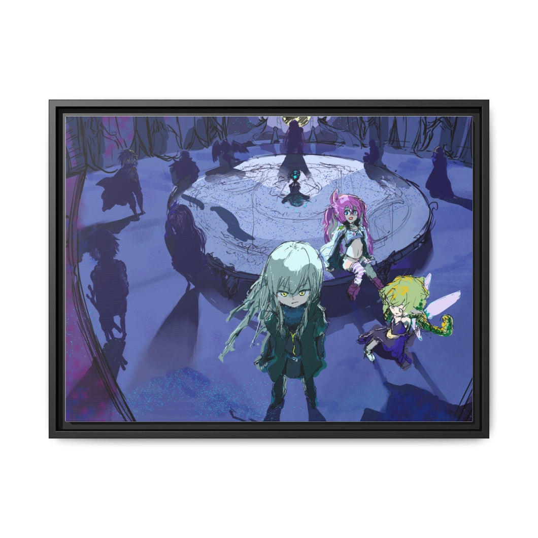 Anime That Time I Got Reincarnated as a Slime Canvas Framed Art Print