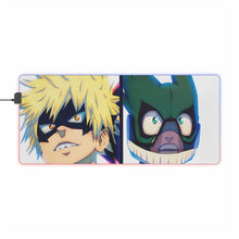 Load image into Gallery viewer, My Hero Academia Izuku Midoriya, Katsuki Bakugou RGB LED Mouse Pad (Desk Mat)
