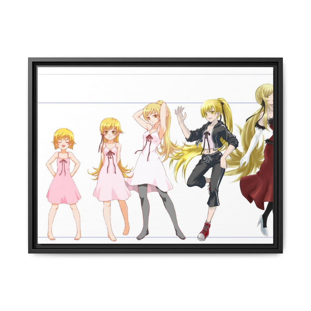 Anime Monogatari (Series)r Canvas Framed Art Print