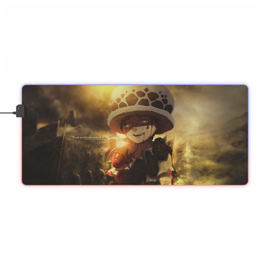 Trafalgar Law RGB LED Mouse Pad (Desk Mat)