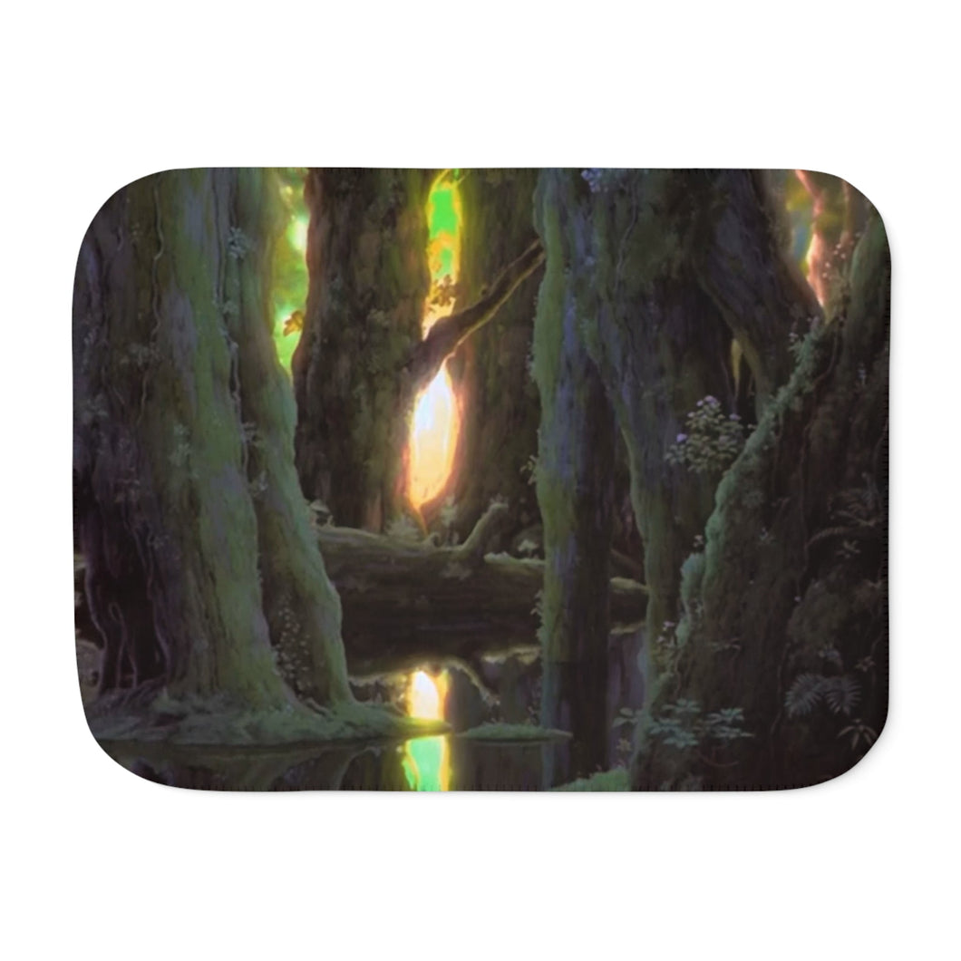 Anime Princess Mononoke Sherpa Blanket