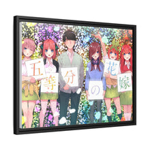 Load image into Gallery viewer, The Quintessential Quintuplets Miku Nakano, Itsuki Nakano, Nino Nakano, Yotsuba Nakano, Ichika Nakano Canvas Framed Art Print
