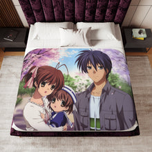 Load image into Gallery viewer, Anime Clannadr Sherpa Blanket
