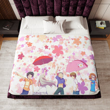 Load image into Gallery viewer, Anohana Meiko Honma, Jinta Yadomi, Naruko Anjou, Tetsudou Hisakawa, Chiriko Tsurumi Sherpa Blanket
