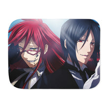 Load image into Gallery viewer, Sebastian Michaelis &amp; Grell Sutcliff Sherpa Blanket
