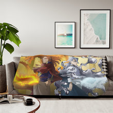 Load image into Gallery viewer, Black Clover Sherpa Blanket
