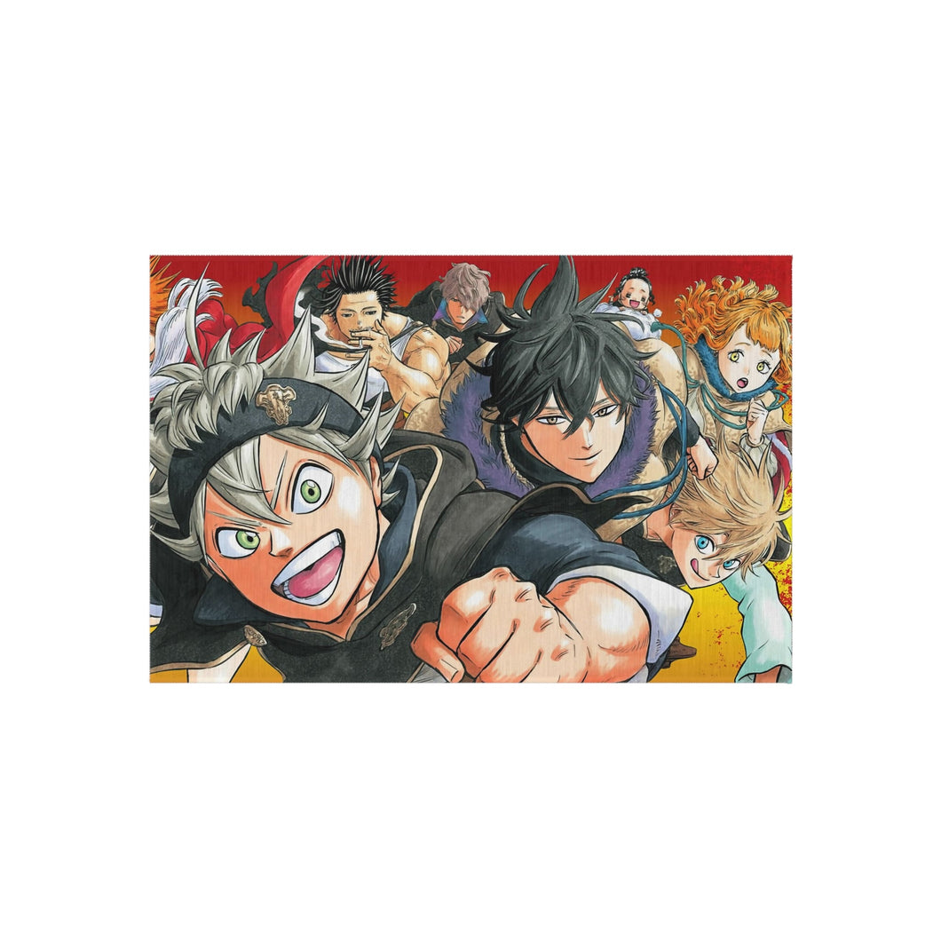 Black Clover Asta, Noelle Silva, Yuno, Yami Sukehiro, Luck Voltia Rug