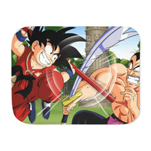 Load image into Gallery viewer, Goku vs Mercenary Tao Sherpa Blanket
