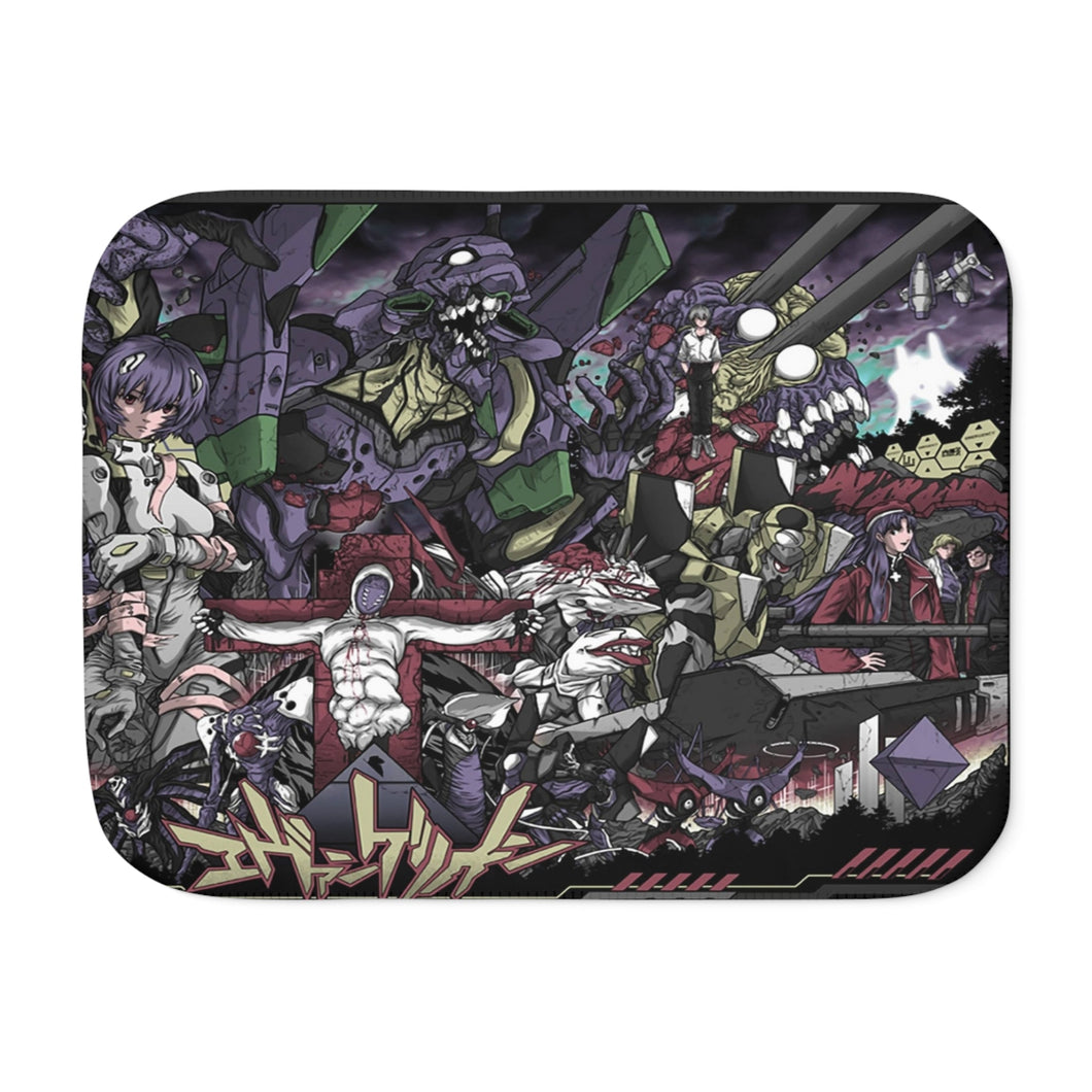 Anime Neon Genesis Evangelion Sherpa Blanket