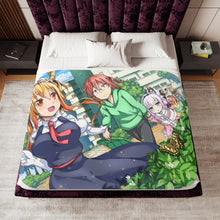 Load image into Gallery viewer, Anime Miss Kobayashi&#39;s Dragon Maid Sherpa Blanket
