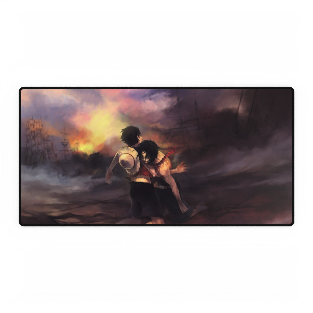 Luffy and Ace Mouse Pad (Desk Mat)