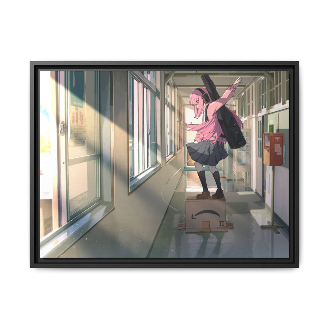 Hitori Gotou Canvas Framed Art Print
