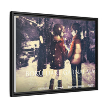 Load image into Gallery viewer, Anime ERASED Canvas Framed Art Print
