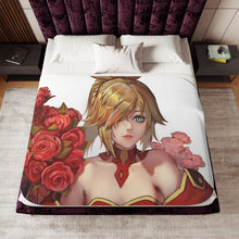 Load image into Gallery viewer, Fate/Apocrypha Saber Of Red Sherpa Blanket
