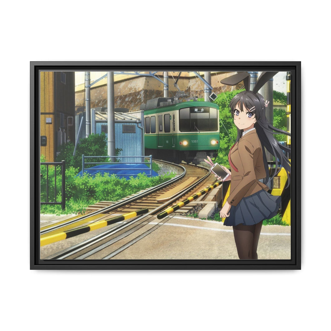 Anime Rascal Does Not Dream of Bunny Girl Senpai Canvas Framed Art Print