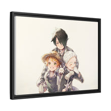 Load image into Gallery viewer, The Promised Neverland Ray, Norman, Emma Canvas Framed Art Print
