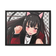 Anime Kakegurui Canvas Framed Art Print