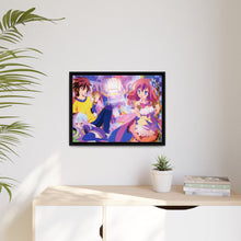 Load image into Gallery viewer, Shiro,Sora and Stephanie Canvas Framed Art Print

