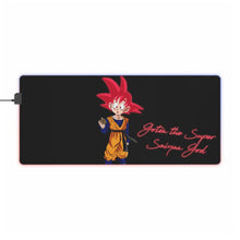 Load image into Gallery viewer, Goten the Super Saiyan God RGB LED Mouse Pad (Desk Mat)
