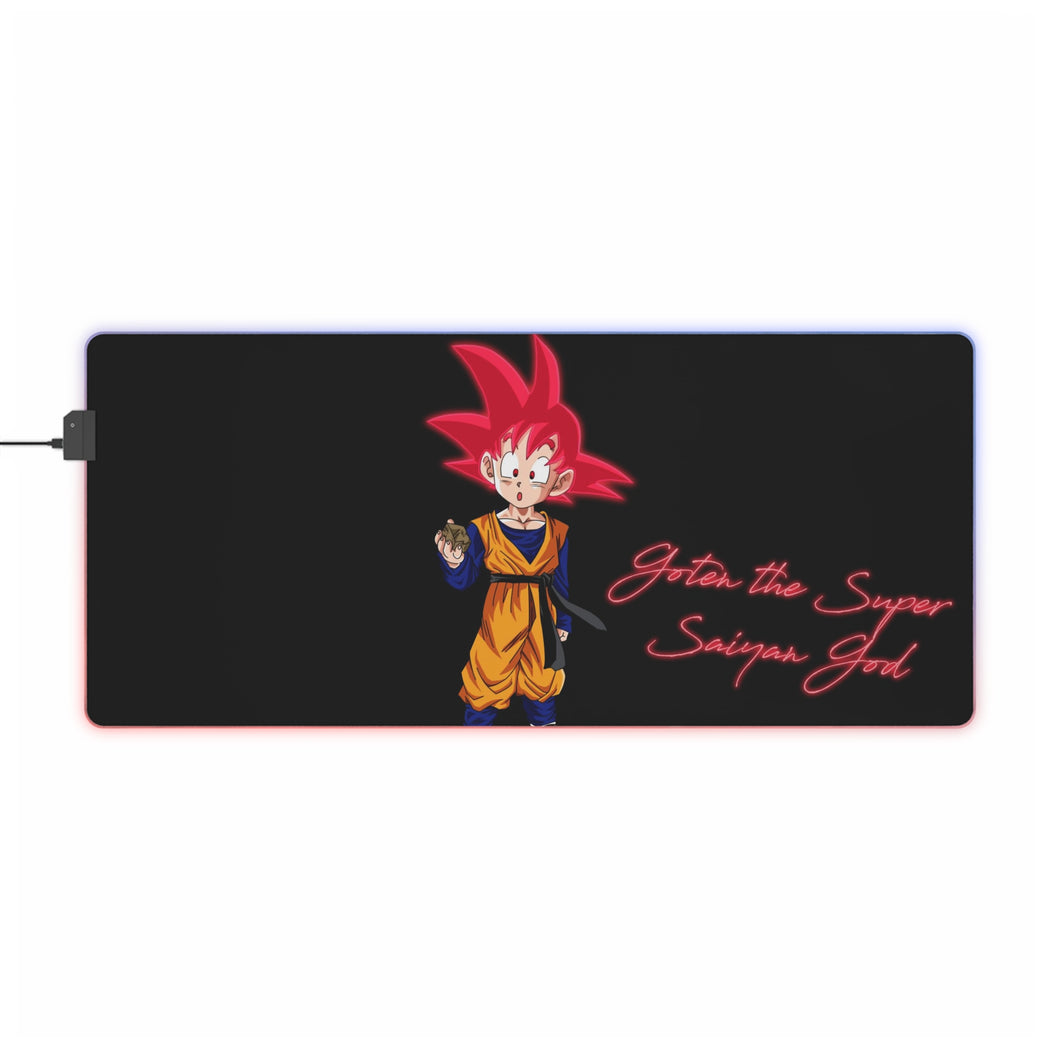 Goten the Super Saiyan God RGB LED Mouse Pad (Desk Mat)