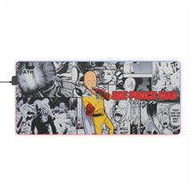 Load image into Gallery viewer, Anime One-Punch Man RGB LED Mouse Pad (Desk Mat)
