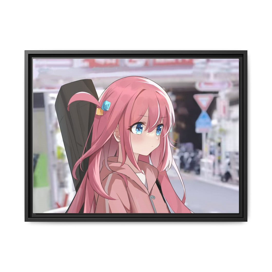 Hitori Gotou Canvas Framed Art Print