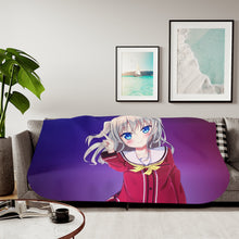 Load image into Gallery viewer, Nao Tomori smile Sherpa Blanket
