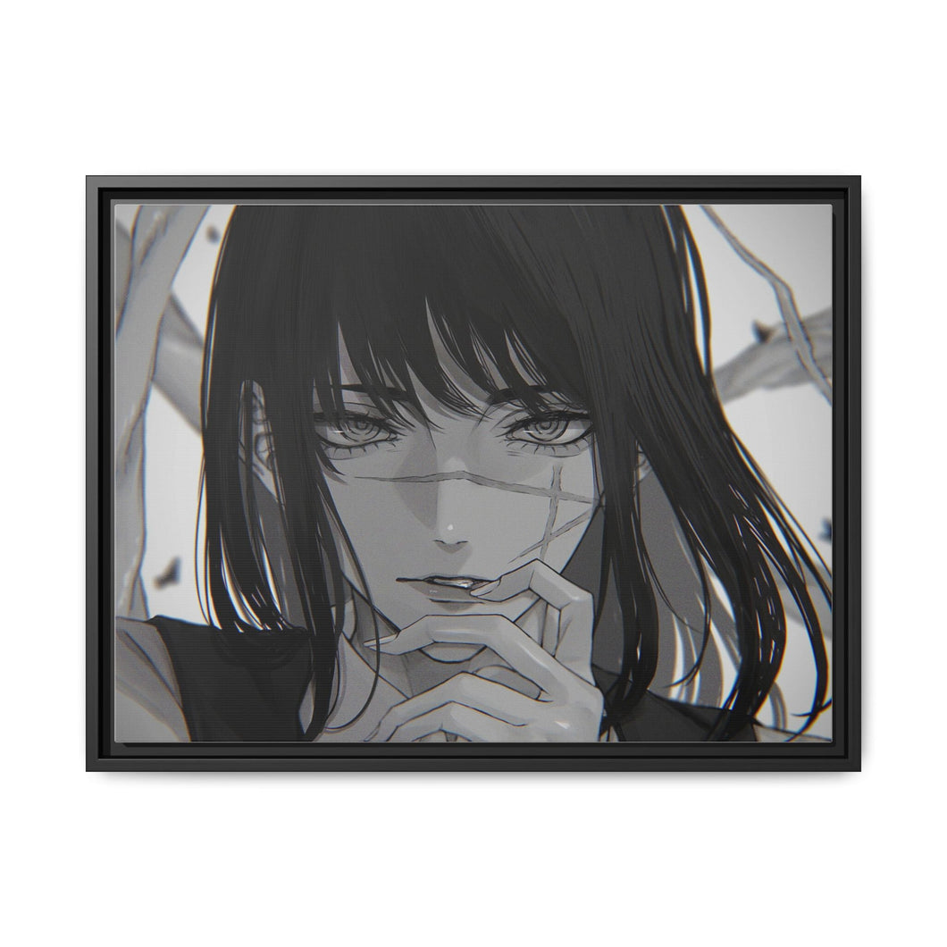 Anime Chainsaw Man Canvas Framed Art Print